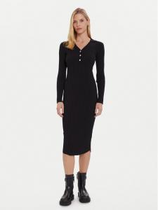 Вязаное платье slim fit 252-RMEXAS Morgan, черный