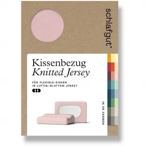 Наволочка Pure гибкая наволочка для подушки с поддержкой шеи из органического хлопка с эластаном, с резинкой, не требует глажки Schlafgut, Purple Light