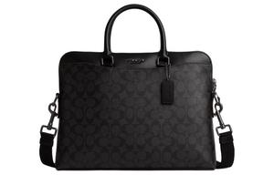 Кожаная наплечная сумка Beckett, через плечо, мужская черная COACH