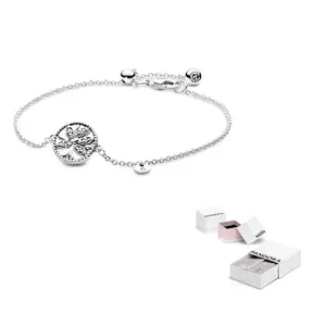 Pandora Серебряный браслет 925 пробы для женщин Silver