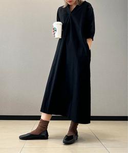 aimoha -select-/(W) Свободное платье в льняном стиле