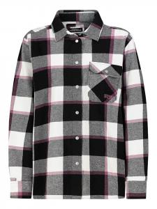 Sublevel Рубашка черно-бело-розового цвета