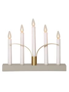 Marelida Люстра Lilja для окна, рождественская люстра, 5 плафонов, высота 25 см, серого цвета