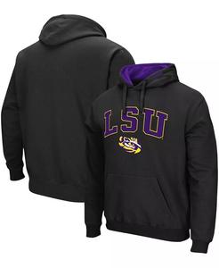 Мужская толстовка с капюшоном LSU Tigers Arch Logo 3.0 Colosseum, черный