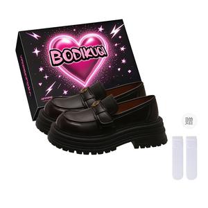 Boldi Kuki Лоферы женские коричневые/черные - коричневые (эксклюзивная коробка+носки), цвет Brown (Exclusive Box+Socks)