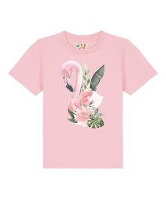 Рубашка watabout.kids Flamingo Mit Blumen, Rose