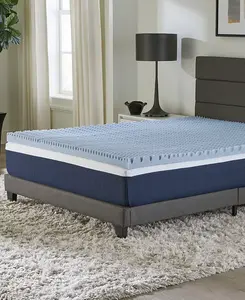 Наматрасник из гофрированной пены Tranquility толщиной 2 дюйма, размер Twin xl Comfort Tech, white