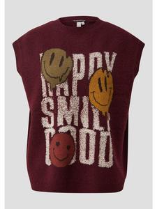 Вязаный свитер 39X0_bordeaux QS