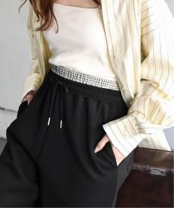 Отличные/Картонные спортивные штаны с двойной талией