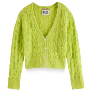 Легкий кардиган Ajour от Scotch & Soda, желтый