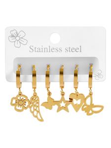 Adeliás Женский кулон - Кулон из нержавеющей стали в золотом исполнении