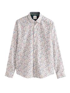 Рубашка на пуговицах классического кроя Next, белый