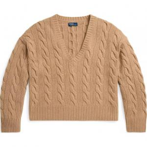 Свободный вязаный джемпер Polo Ralph Lauren, коричневый