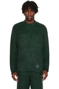 Зеленый свитер с круглым вырезом ADER error