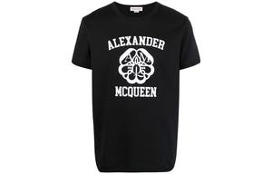 Alexander McQueen Футболка мужская черная