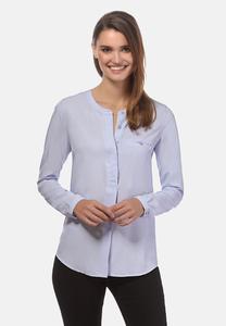 Блуза Vincenzo Boretti gerade geschnitten, цвет eisblau