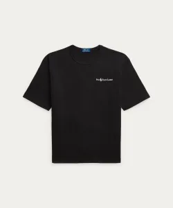 Футболка свободного кроя с логотипом.