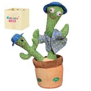 Плюшевая игрушка кактус с двумя головками, высота 33 см Click, синий