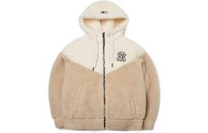 Флисовая куртка унисекс хаки Mlb