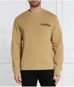 Толстовка relaxed fit Napapijri, бежевый