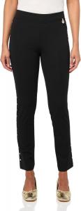 Женские облегающие брюки-понте с заклепками от Tommy Hilfiger, Black
