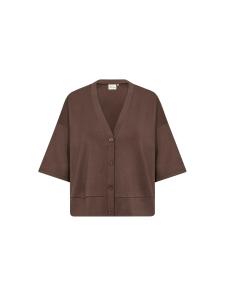 Вязаный кардиган Wasabi Concept SABINA 43, шоколадный