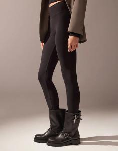 Термолеггинсы Calzedonia черного цвета