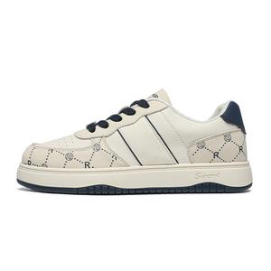 ZHR Женские низкие скейтерские кеды бежево-голубые, цвет Beige Blue