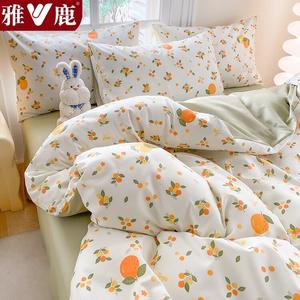 Yalu Комплект постельного белья 1,5 м, 4 предмета: пододеяльник 200x230 см