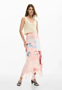 Комбинированное макси-платье Desigual, Blue