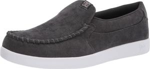 Мужские слипоны DC Villain низкие повседневные кроссовки Dc Shoes, Charcoal