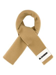 Шарф с нашивкой-логотипом JIL SANDER+, нейтральный