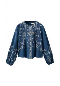 Детская блузка Mango Kids, Royal Blue