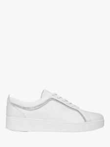 Rally Crystal кожаные кроссовки FitFlop, Urban White