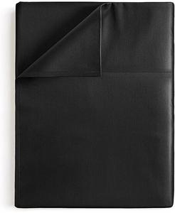 Одиночный плоский лист/верхний лист из микрофибры с двойной щеткой CGK Unlimited, черный