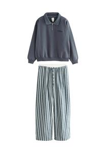 Пижамный комплект Next SET, Navy Stripe/Blue