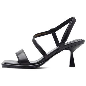 Сандалии с одним ремешком 7,5 см женские NINE WEST, Black