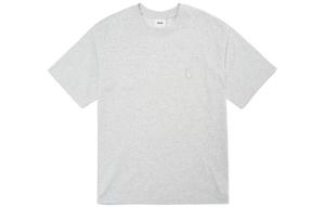 Футболка унисекс серая с логотипом MLB