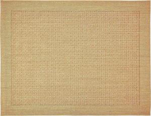 Ковер SAFAVIEH, 244 x 305 см, - коллекция Palm Beach - большой - Natural, плетение жаккард из сизаля, идеально для гостиной, спальни, офиса, столовой (PAB355A)