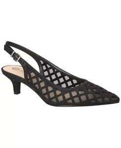 Женские туфли-лодочки Noel с открытой пяткой и острым носом Bella Vita, черный