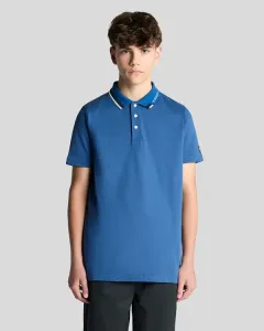 Футболка-Поло унисекс с логотипом. Lyle & Scott, Dark Cornflower