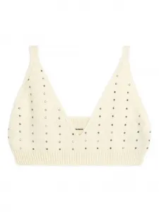 Декорированный топ A Paper Kid, нейтральный