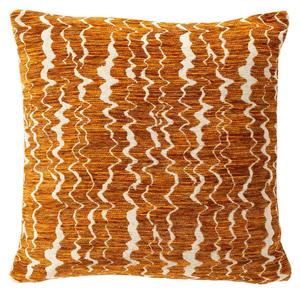 Декоративная подушка Dutch Decor Erin, оранжевый - фактурная ткань - 45 х 45 х 15 см