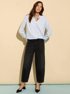 Джинсы в форме подковы из органического хлопка Baukjen, цвет Washed Black