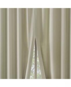 Пара 100% затемняющих штор для театра с магнитной застежкой Aria Sun Zero, серый