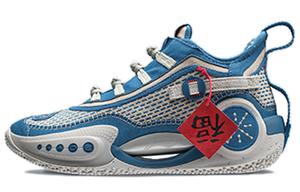 Баскетбольные кроссовки WOW 9 мужские низкие синие Lining