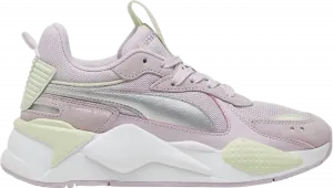 Кроссовки RS-X Metallic Big Kid 'Grape Mist Silver', розовый