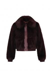 Куртка межсезонная faina, бургундия
