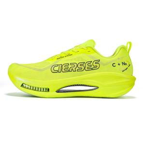 CLERSES Кроссовки для бега с низким верхом, амортизирующие, противоскользящие и износостойкие, унисекс, флуоресцентный лаймово-зеленый