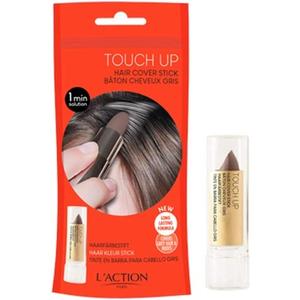 Средство для укладки волос Touch Up Hair Cover Stick с пчелиным воском для увлажнения - средне-коричневый 4 г L'Action Paris